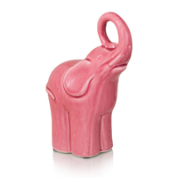 Фигурка слона Arren, розовый, керамика, 16х9х23 см
